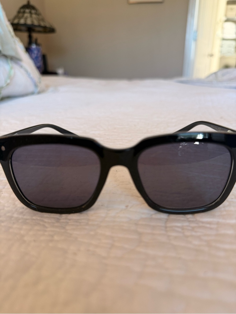 Black Women's Square Sunglasses - Unbranded